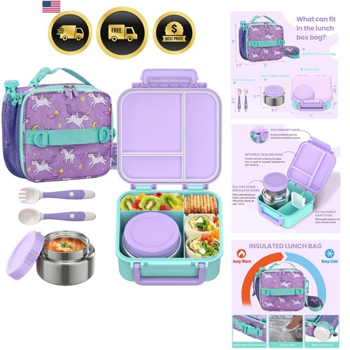 Kids bento lunch box set - bento,