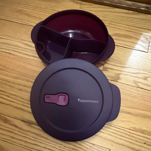 Purple tupperware microwave - purple,