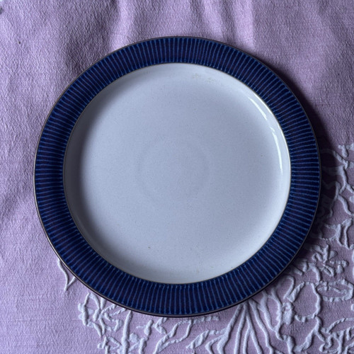 Denby storm purple round - round, clay