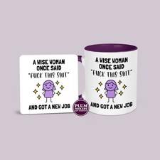 New Job Mug & Coaster: Leaving