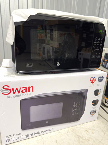 Swan 20l black 800w countertop - swan,