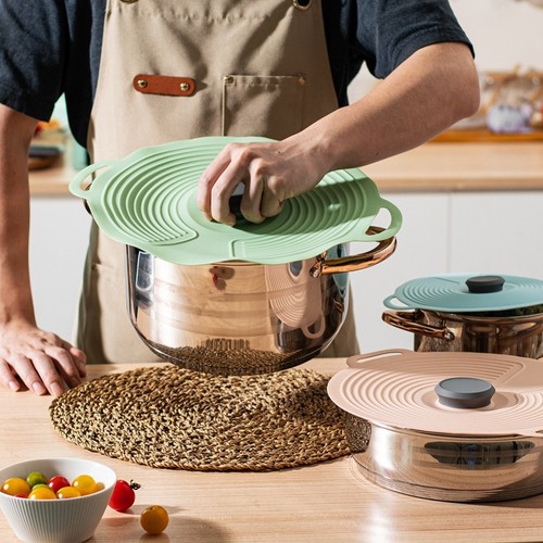 Silicone freshkeeping pot lid - silicone,