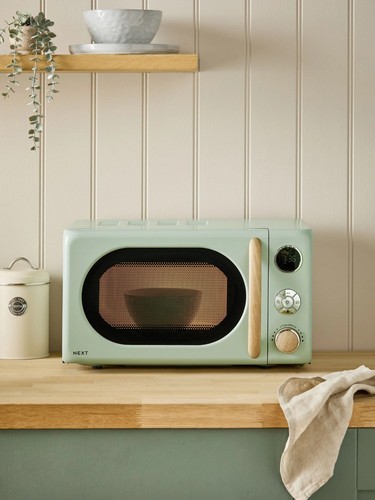 Sage green bronx microwave - green,