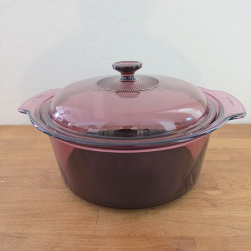 Visions corning ware cranberry - visions,