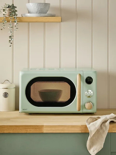 Sage green bronx microwave 20l - green,