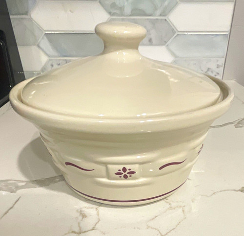 Longaberger pottery round - longaberger,