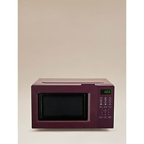 Burgundy 17l digital microwave - burgundy,
