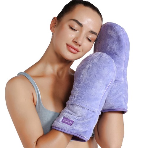 Microwave heating mittens for - mittens,